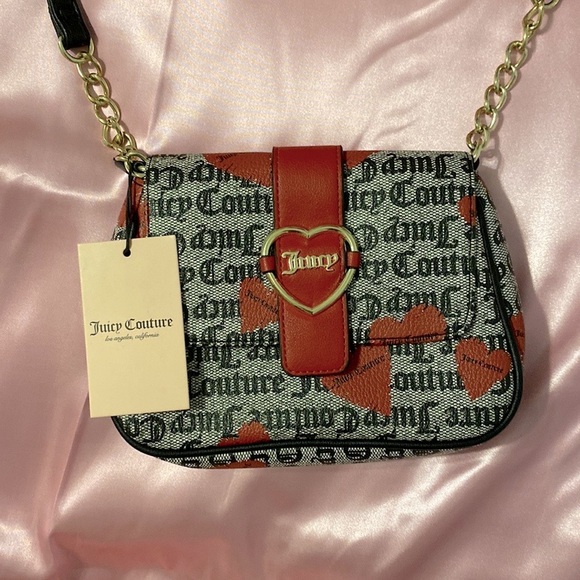 Juicy Couture Heart Crossbody Purse - Picture 1 of 6